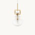 Suspension globe en verre Machinist
