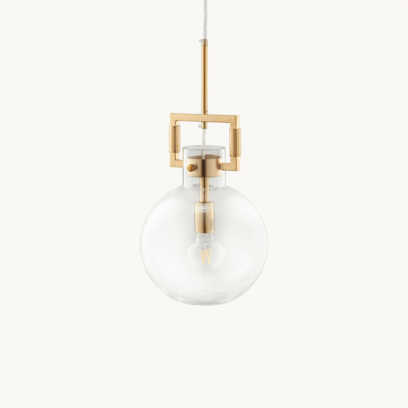 Suspension globe en verre Machinist