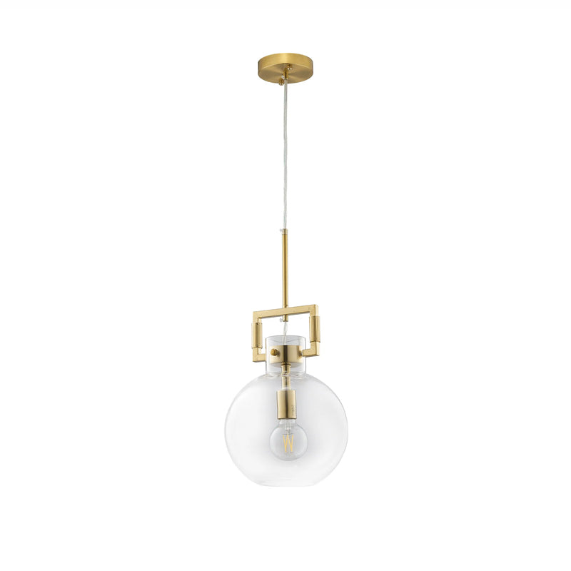 Suspension globe en verre Machinist
