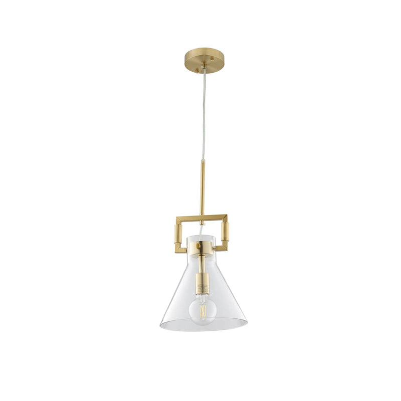 Suspension globe en verre Machinist