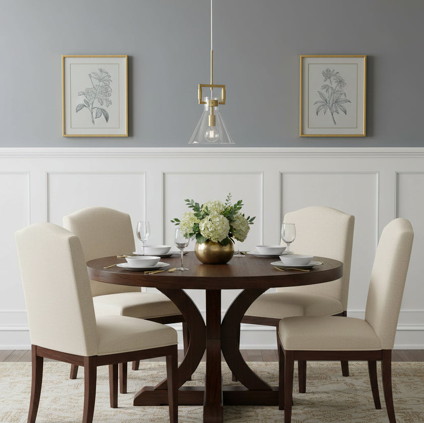 Suspension globe en verre Machinist