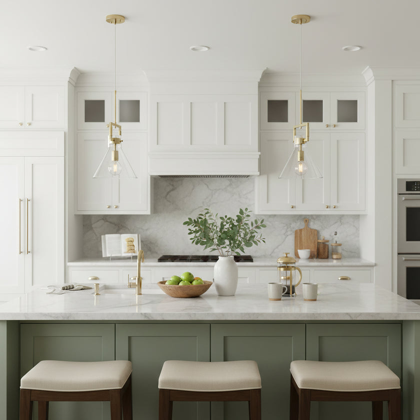 Suspension globe en verre Machinist