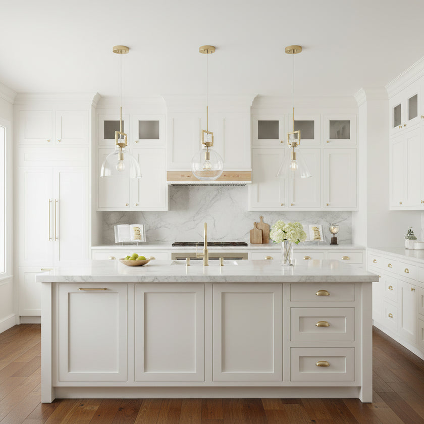 Suspension globe en verre Machinist