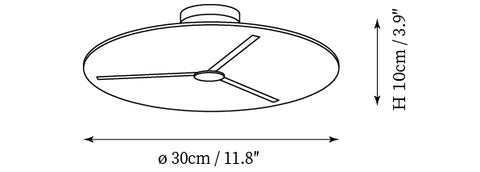 Madison Plafondlamp — Dimensioentekeningen 1
