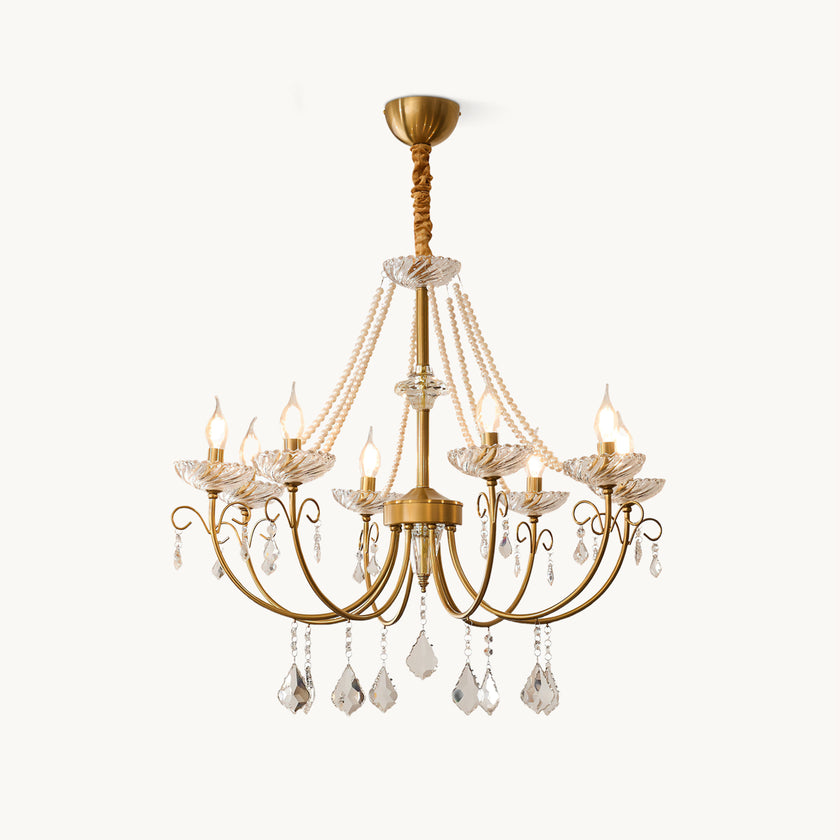 Maizey Pearl Crystal Chandelier
