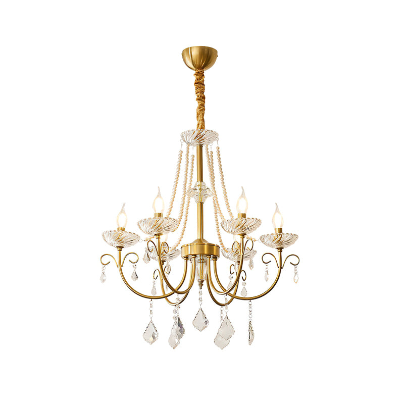 Maizey Pearl Crystal Chandelier