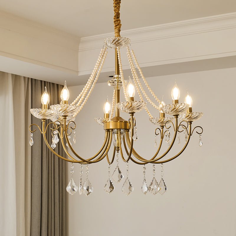 Maizey Pearl Crystal Chandelier