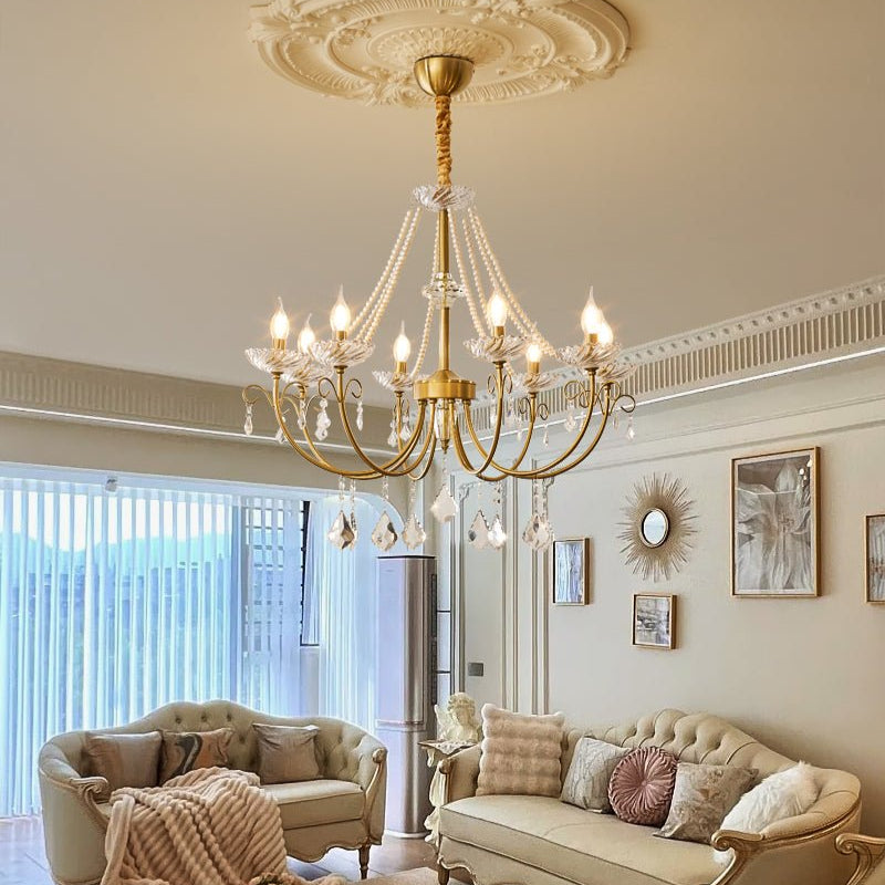 Maizey Pearl Crystal Chandelier