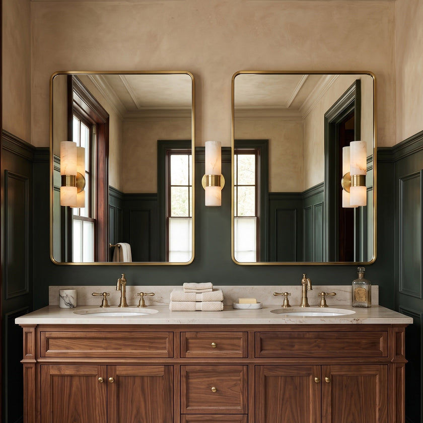 Marovia Alabaster Wall Sconce