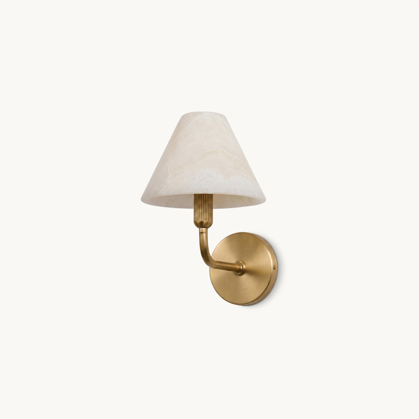Marvielle Alabaster Wall Sconce