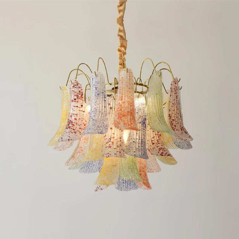 Mazzega Murano Glass Chandelier