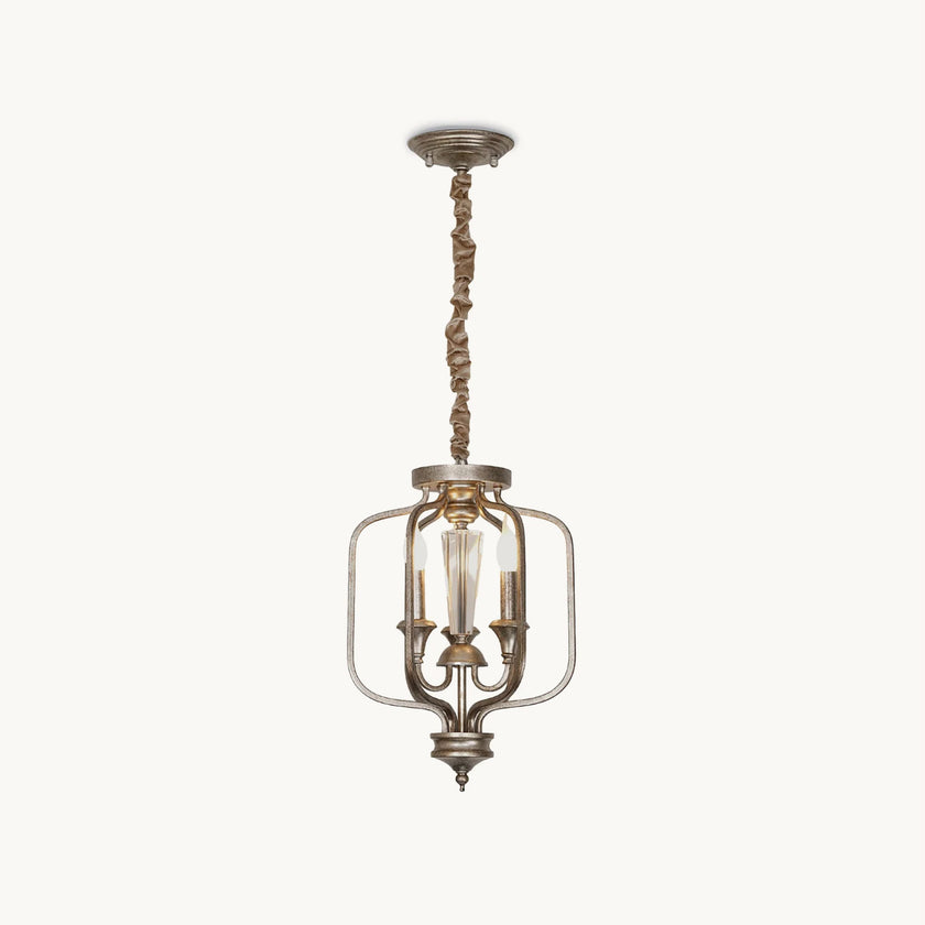 Medieval Birdcage Iron Pendant Lamp