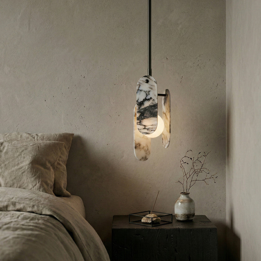 Megalith-Marmor-Hängelampe