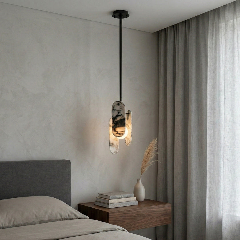 Megalith-Marmor-Hängelampe