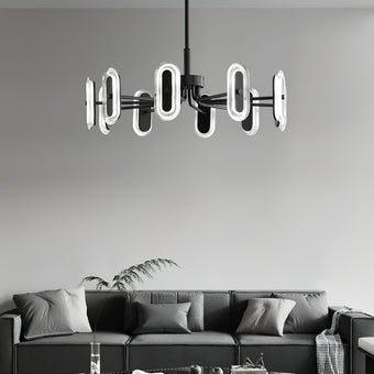 Minimalist Copper Living Room Chandelier