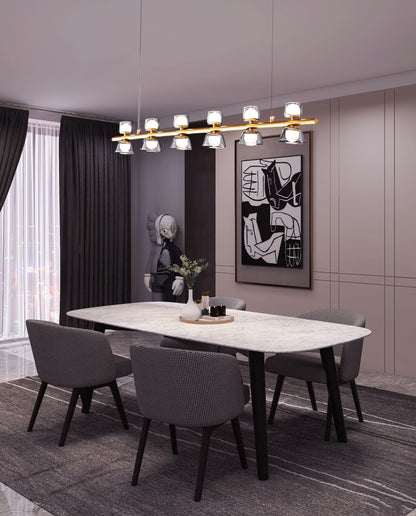 Minimalist Full Brass Pendant Lamp