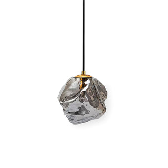 Minimalist Ice Cube Glass Pendant Lamp