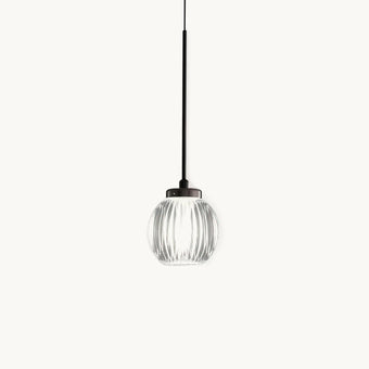 Modern Brass Matte Black Pendant Lamp