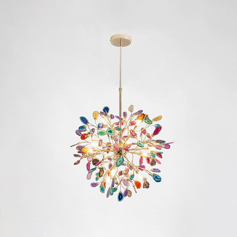 Modern Agate Chandelier