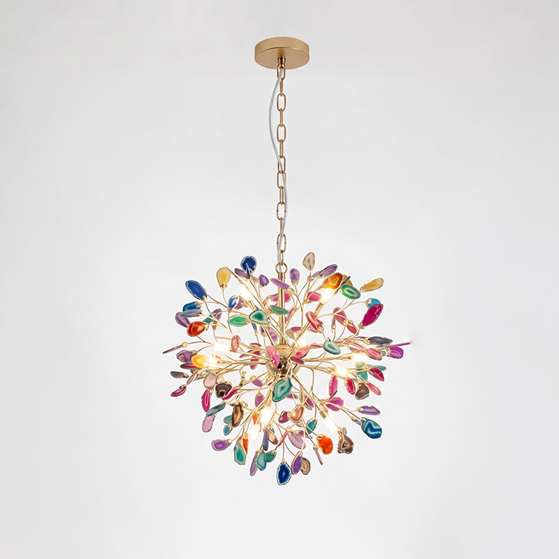 Modern Agate Chandelier