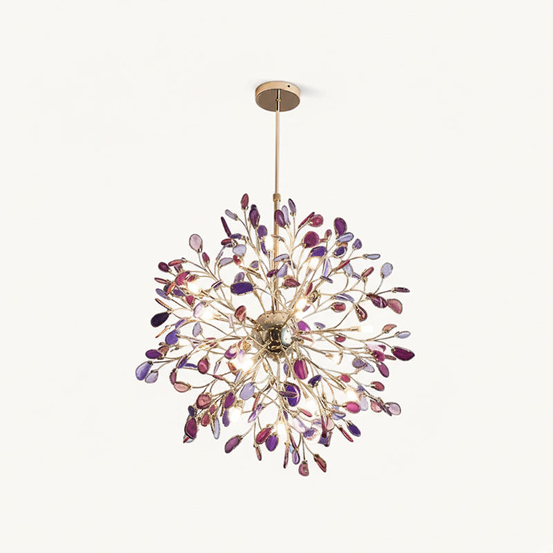 Lustre moderne en agate