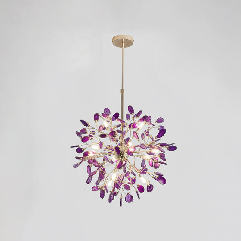 Lustre moderne en agate