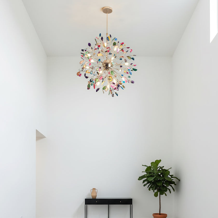 Lustre moderne en agate