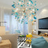 Modern Agate Plug In Chandelier
