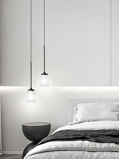 Modern Brass Matte Black Pendant Lamp