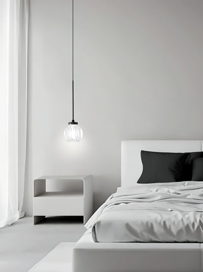 Modern Brass Matte Black Pendant Lamp