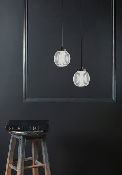 Modern Brass Matte Black Pendant Lamp