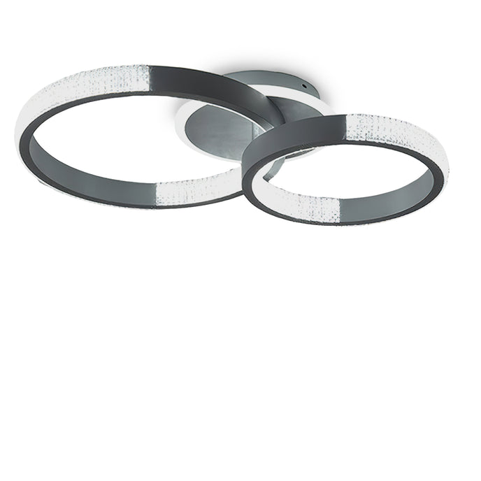 Modern Double Ring Ceiling Lamp – Mooijane