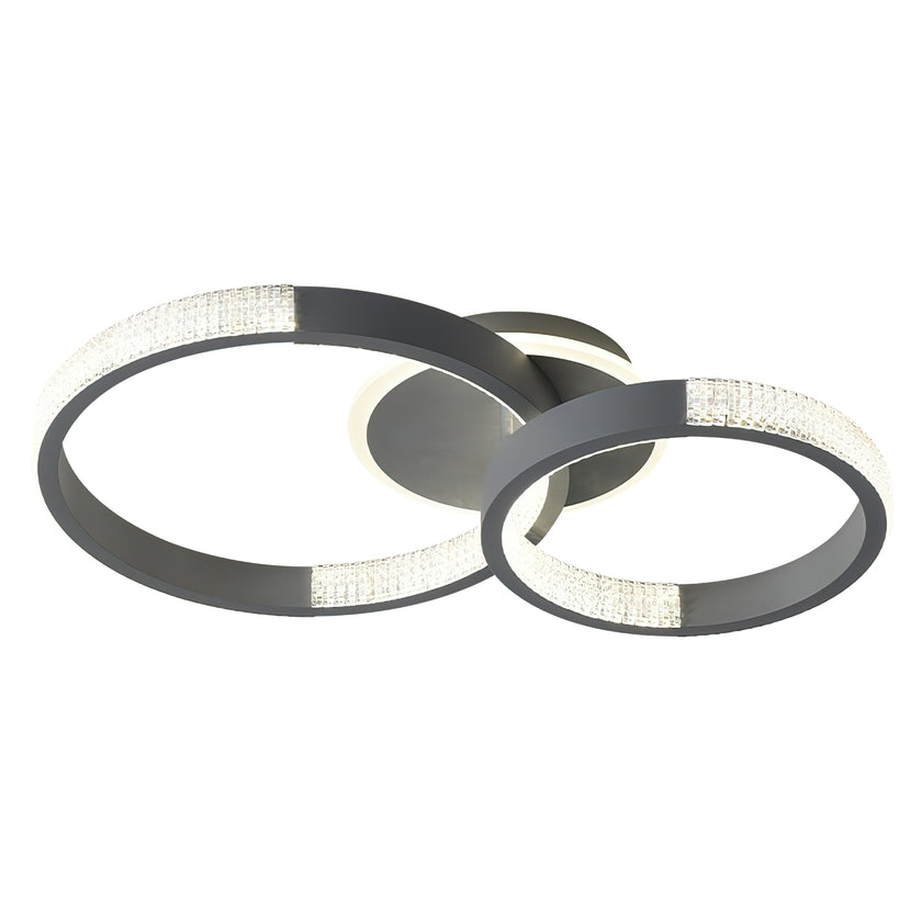Modern Double Ring Ceiling Lamp – Mooijane