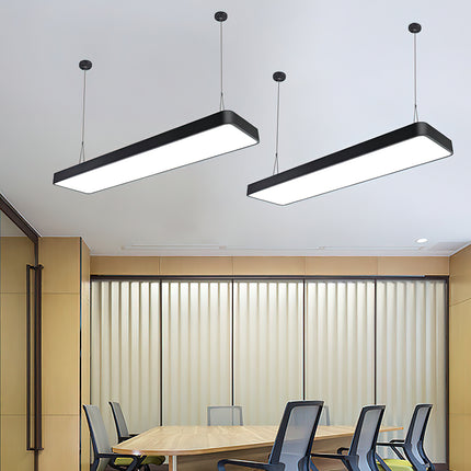 Moderne rechteckige LED-Büro-Pendelleuchte