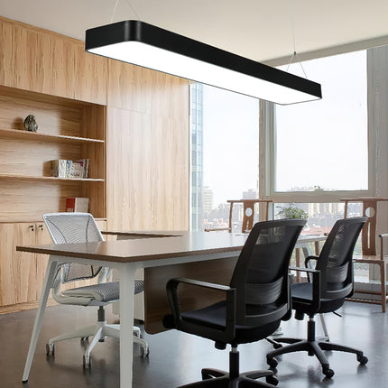 Modern LED Rectangular Office Pendant Light