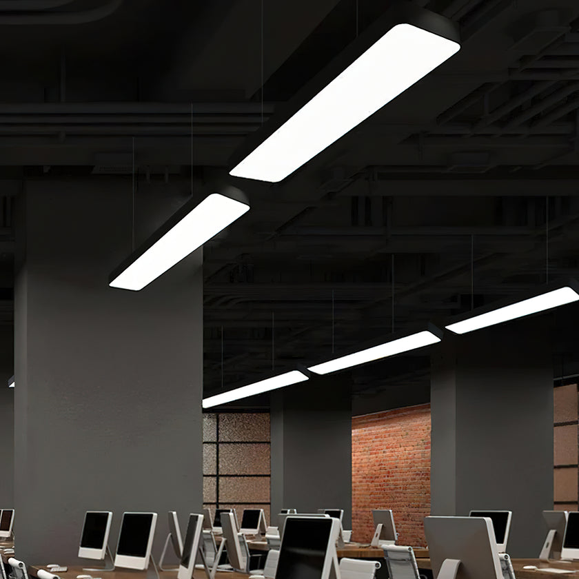 Modern LED Rectangular Office Pendant Light