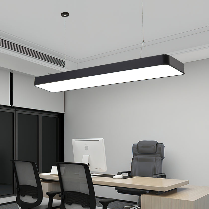 الحديثة قلادة ضوء مكتب مستطيلة LED