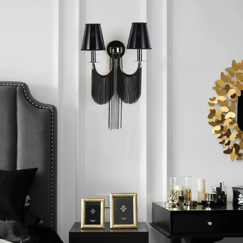 Modern Metal Tassel Wall Light