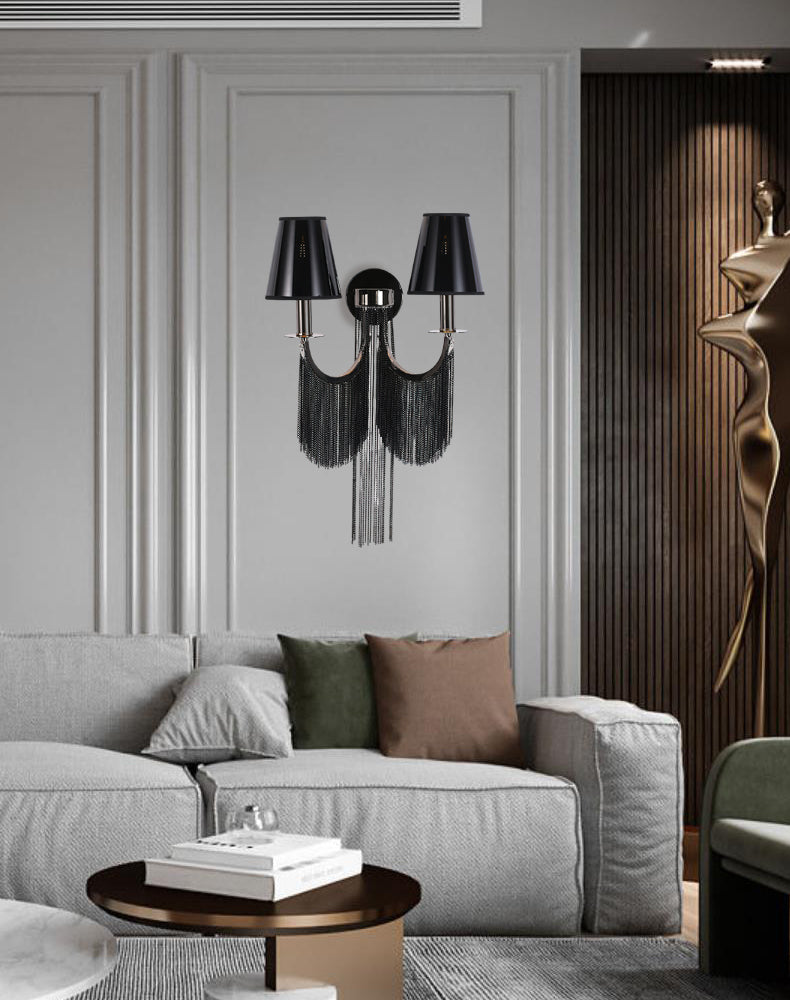 Modern Metal Tassel Wall Light