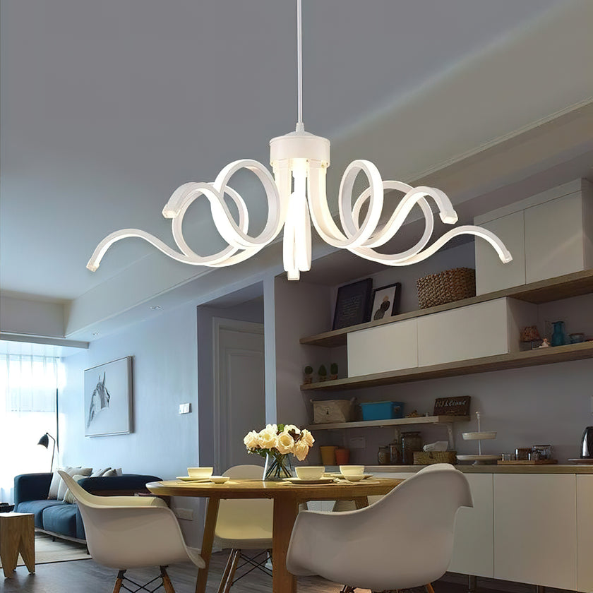 Modern Oxtail Aluminum Pendant Lamp