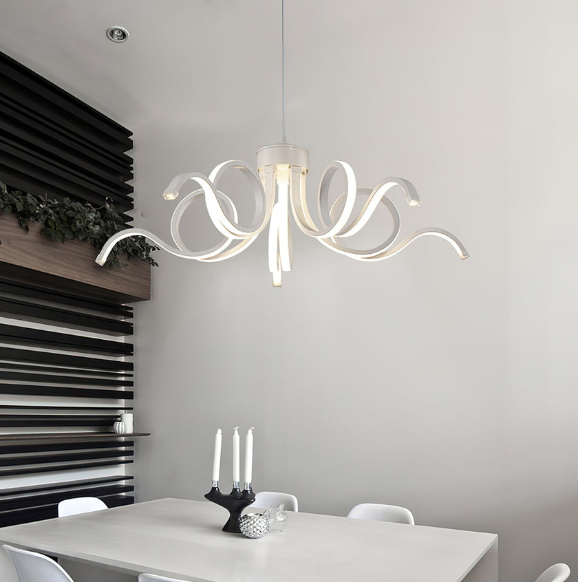 Modern Oxtail Aluminum Pendant Lamp