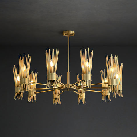 Modern Wagon Wheel Chandelier – detail 28