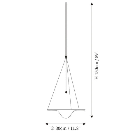 Momento Pendant Lamp — رسومات الأبعاد 1