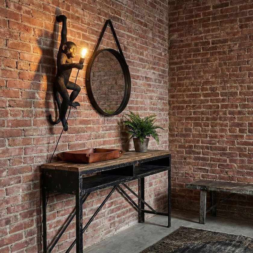 Monkey Wall Lamp