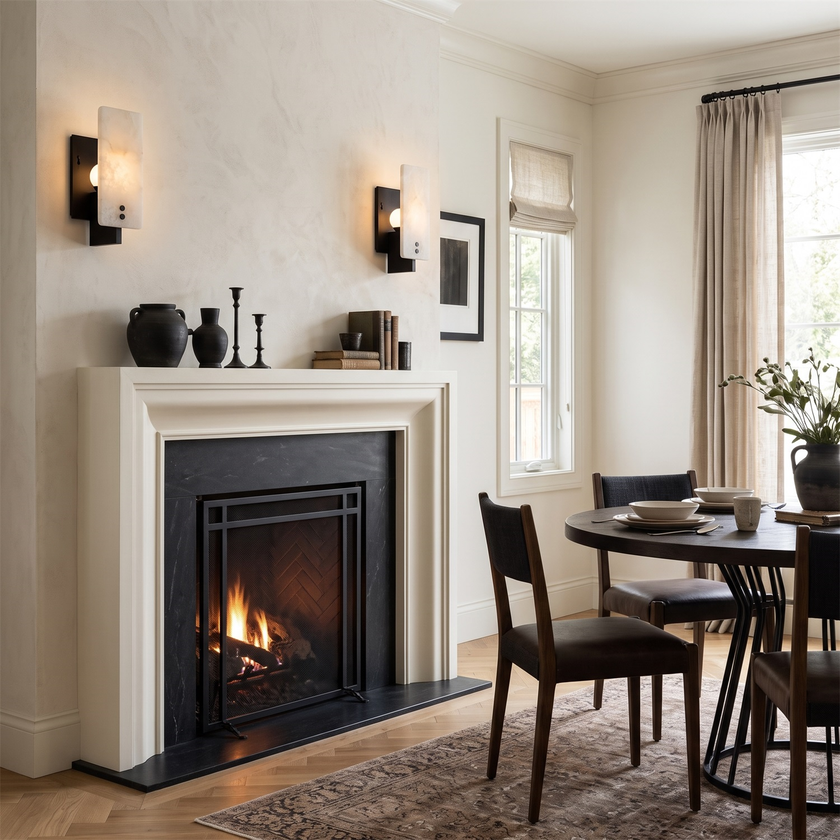 Albaria Alabaster Wall Sconce