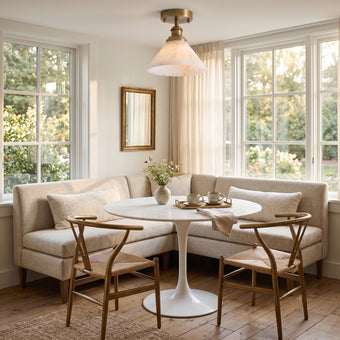 Amelia Alabaster Flush Mount