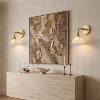 Amelia Alabaster Wall Sconce