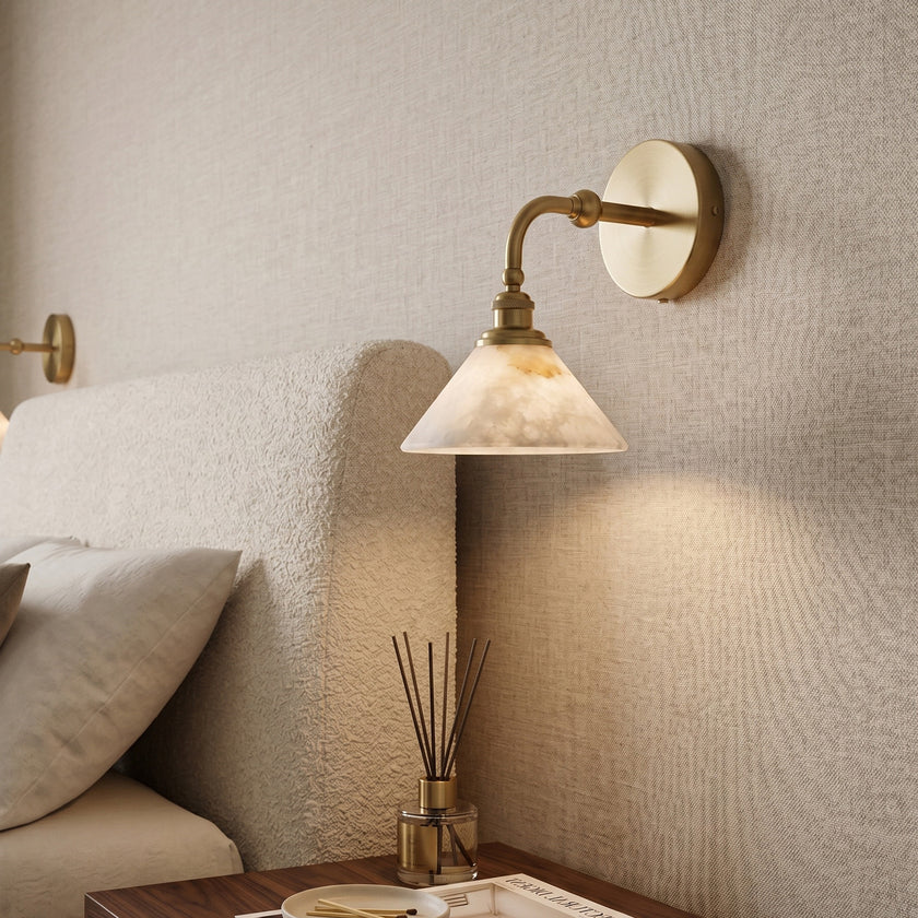 Amelia Alabaster Wall Sconce