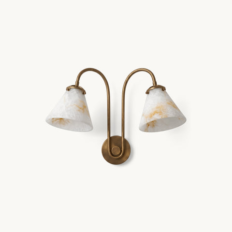 Anculia Alabaster Wall Sconce
