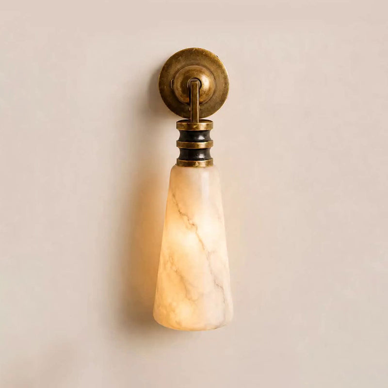 Annulita Alabaster Wall Sconce